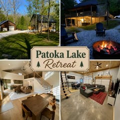 Patoka Lake Retreat & Barndominim | Hot Tub